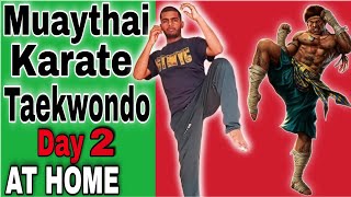 Muay Thai Training at Home: Complete Beginner's Guide | No Equipment Needed! | Challenge Day 2