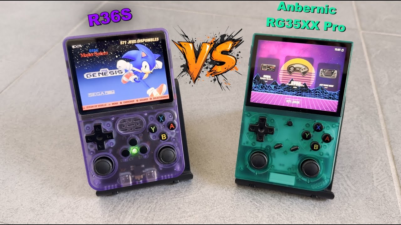 Anbernic RG 35XX Pro Vs R36S - YouTube