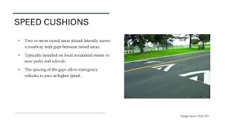 Traffic Calming: Vertical  &  Surface Treatments