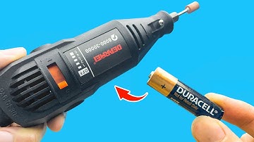 Insert Old Batteries into a Mini Grinder and Be Amazed at The Results