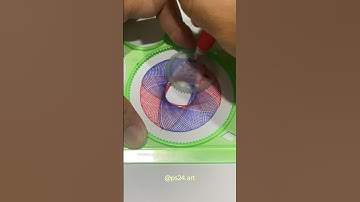 The Spirograph Art #art #trending #ps24 #spirograph #draw #varial #drawing #pensandrulers