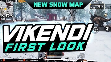 NEW SNOW MAP - VIKENDI - PUBG Mobile First Look!