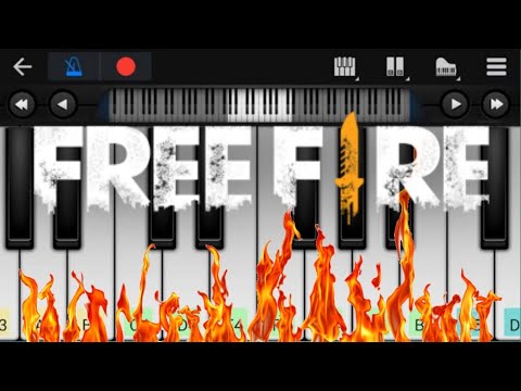 Free Fire Theme Easy Mobile Piano Tutorial Perfect Piano Youtube