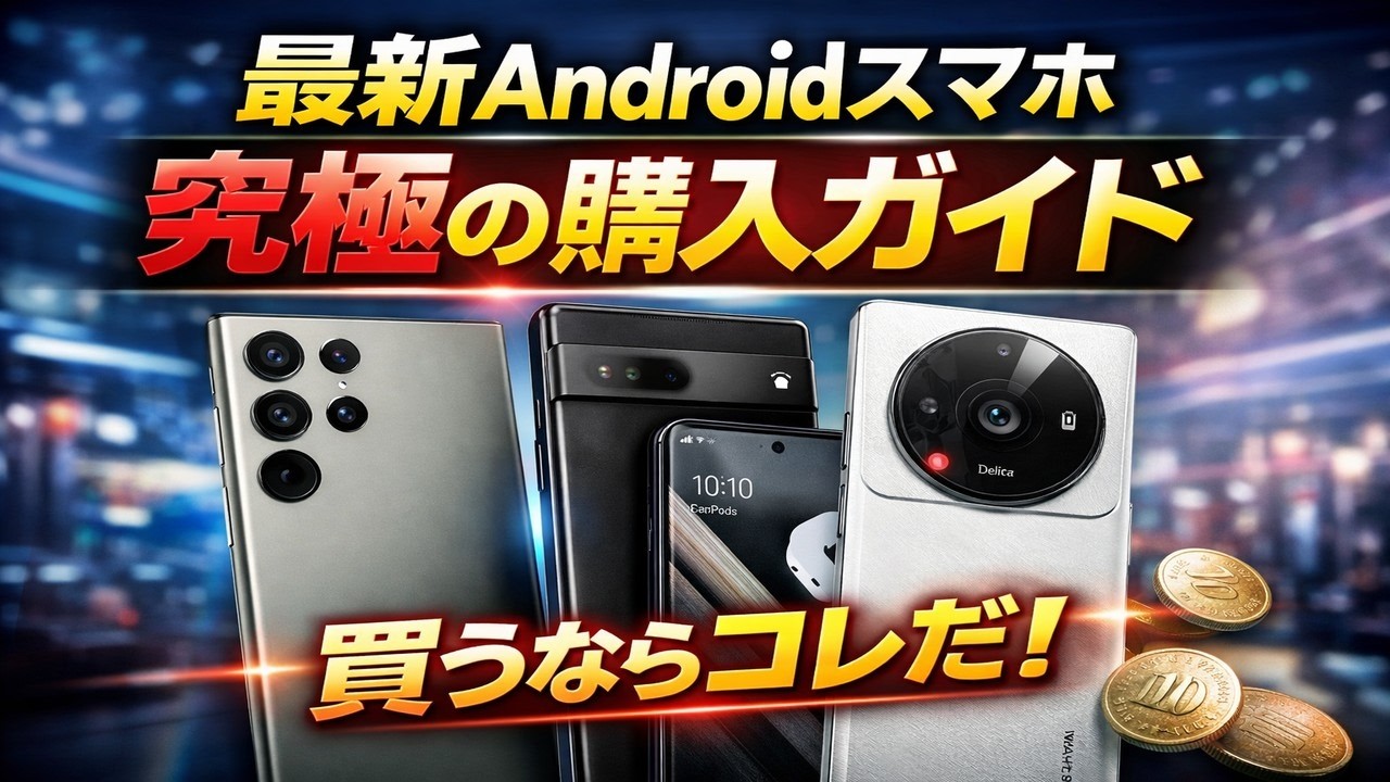 【2026年2月最新版】最新Androidスマホ 究極の購入ガイド