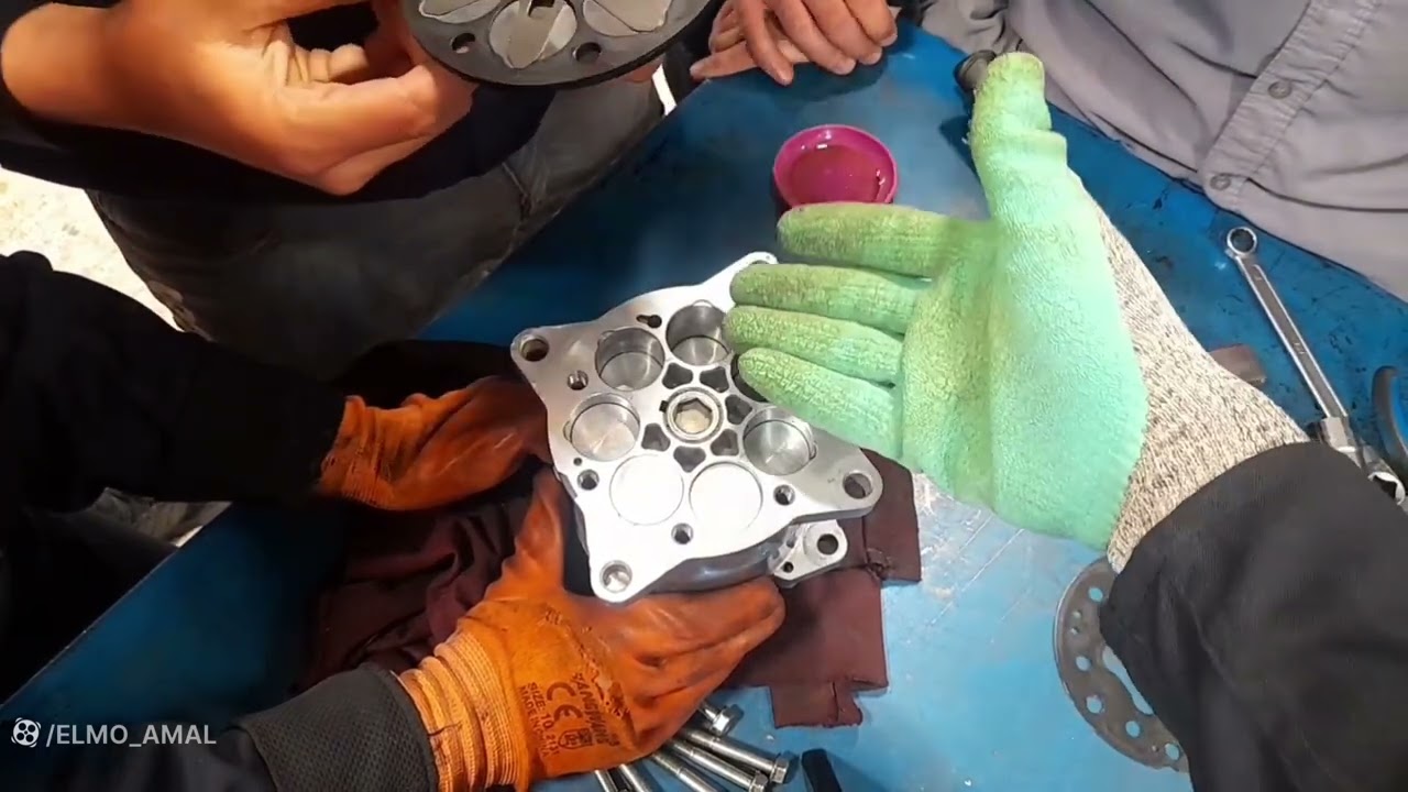 آموزش تعمیر کمپرسور کولر پژو قسمت دوم