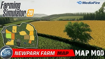 FS 20 New Map Mod with fields new Roads download link.