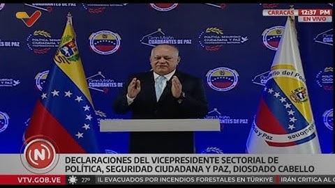 🔴📺 | EN VIVO: MINISTRO DIOSDADO CABELLO | RUEDA DE PRENSA HOY #1JUL