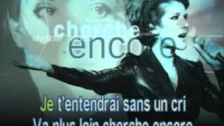 CELINE DION - DVD Karaoke Video - Cherche encore