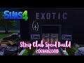 CLUB EXOTIC | SIMS 4 STRIP CLUB SPEED BUILD + DOWNLOAD & CC FOLDER