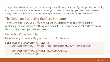 Resolving the Converting object to an encodable object Error in Flutter