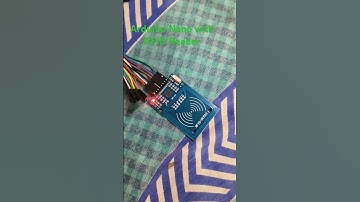 RFID card reader using arduino nano