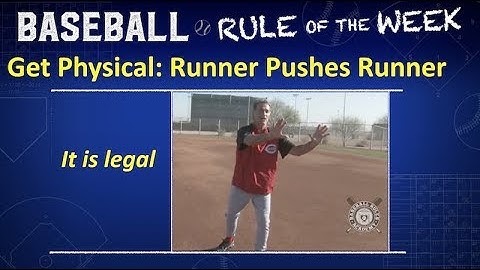 Runner Physically Assists Runner