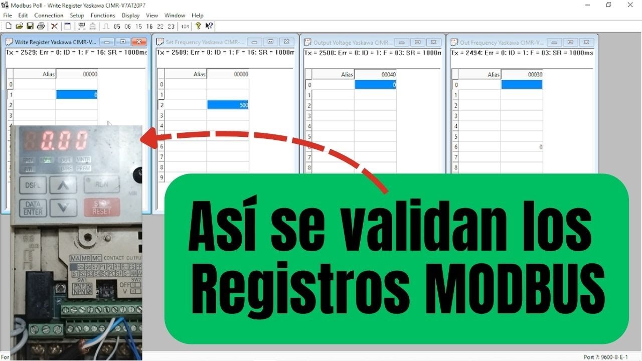 ¿Cómo validar los Registros Modbus? 🤔🤨