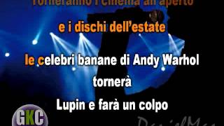 Video thumbnail of "Raphael Gualazzi   L'estate di John Wayne (instrumental karaoke cori)"