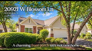 Carillon 55  Townhome for Sale | 20921 W Blossom Ln, Plainfield, IL