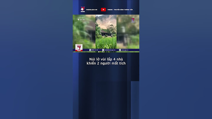 Núi lở kinh hoàng vùi lấp 4 nhà khiến 2 người mất tích tại Yên Bái - VNews #shorts