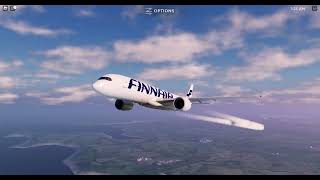 Project Flight | Finnair - Airbus A350 | London Gatwick - Tivat