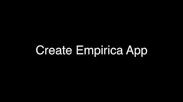 Empirica Tutorial Step 3: Creating your empirica app