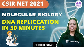 DNA Replication In 30 Minutes [Molecular Biology] | CSIR NET  2021🎯By Surbhi Singh