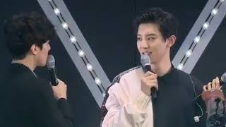 CHANBAEK OMG!!!! NATURE REPUBLIC CHANYEOL said saranghae to baek ,baek said saranghae to chanyeol