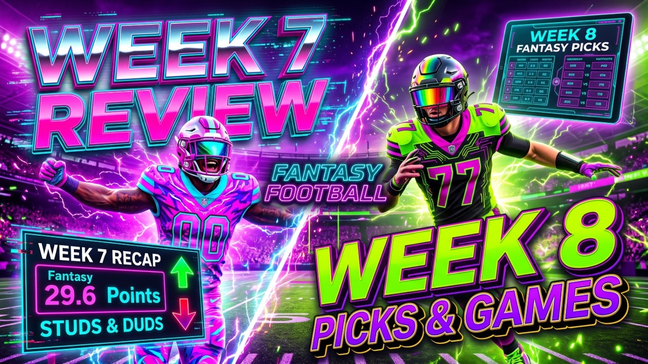 Week 8 Picks & Games and Week 7 Review - YouTube