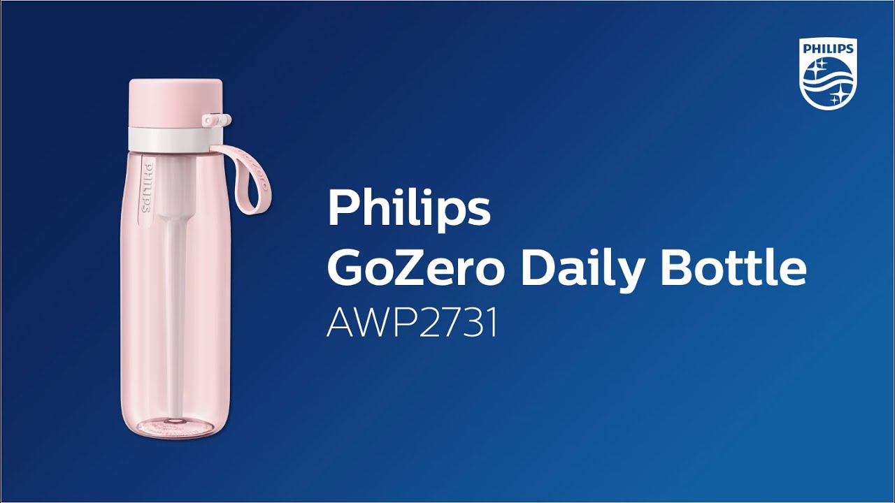 How to install the filter of Philips hydration bottle 