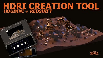 HDRI Creator tool - Houdini Redshift Tool (FREE DOWNLOAD) (Tool Walkthrough)
