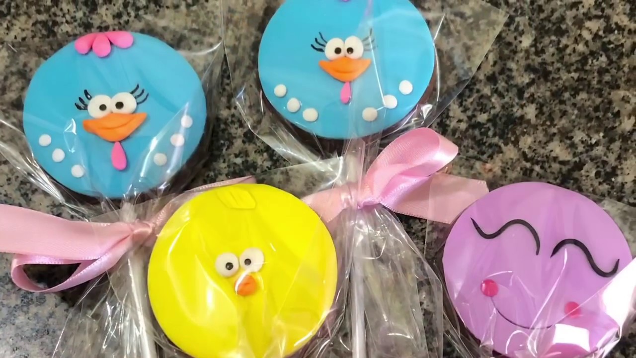 Pirulito personalizado tema Galinha Pintadinha