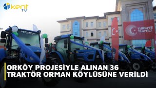 36 Traktör Orman Köylüsüne Veri̇ldi̇