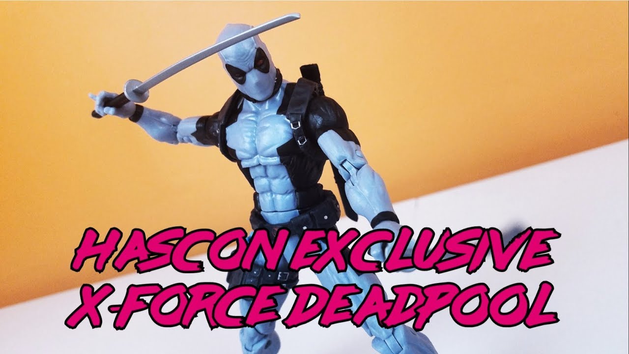 HASCON Exclusive Marvel Legends UNCANNY X-FORCE DEADPOOL Action Figure Toy Review
