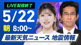ウェザーニュースの配信のサムネイル画像