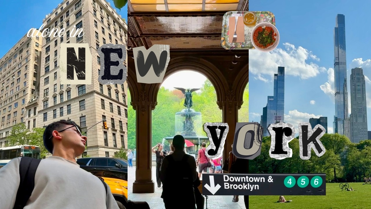 solo NYC trip🗽ep.1 | exploring the met, central park, strand bookstore, local food, hostel room tour
