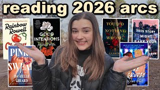 reading 2026 ARC's, finding an unexpected favorite 🤍🏠✨ [thriller, romance, and horror reading vlog]