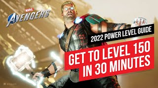 GET TO LEVEL 150 IN 30 MINUTES! // 2022 LEVEL UP GUIDE | Marvel's Avengers Game screenshot 1