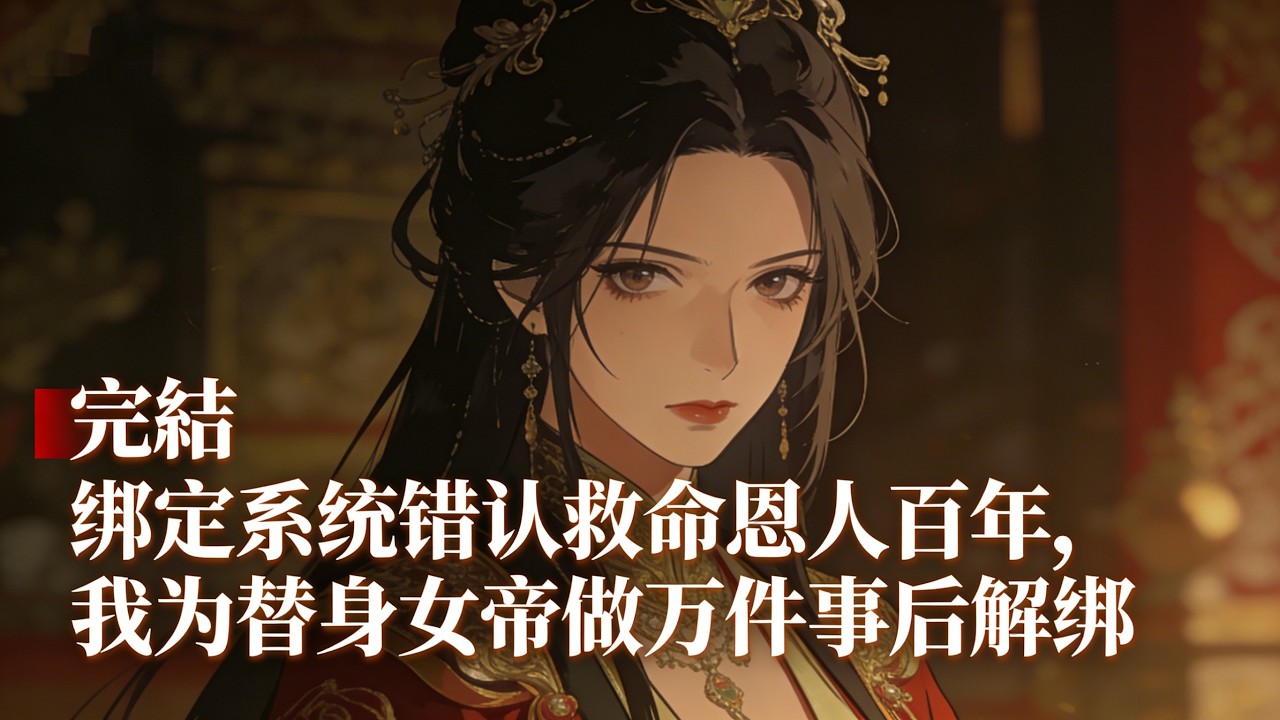 【完結】绑定系统错认救命恩人百年，我为替身女帝做万件事后解绑。百年隐忍只为解脱，真相揭开女帝彻底崩溃。#小說推薦 #小說 #動漫 #劇情 #漫畫
