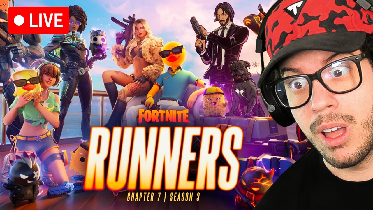 🔴 LIVE! - NEW SEASON COUNTDOWN with MY ICON SKIN in FORTNITE!