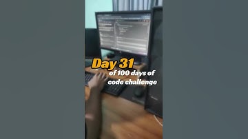 Day 31 of 100 days of code challenge  #100daysofcodingchallenge #shorts #coding
