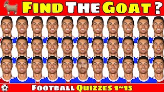 Find  Lionel Messi [ Goat ] ? Guess The Player 🐐 Find Ronaldo ? Neymar jr ? Mbappe ?