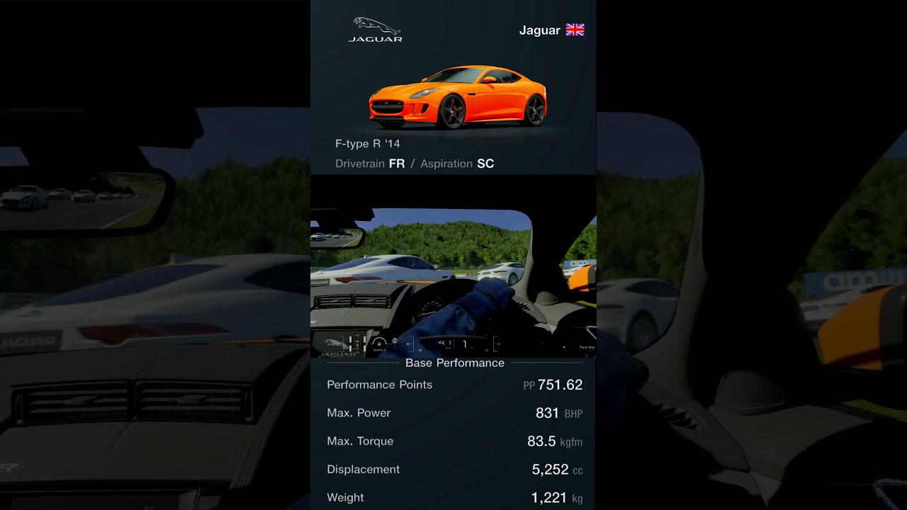 GT7🏁Last to 1st JAGUAR F-TYPE R Fully tuned vs Stock grid 