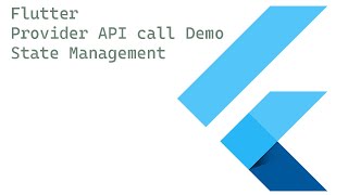 Flutter Provider API Call Tutorial. State management using Provider in Hindi | Urdu. PART- 2
