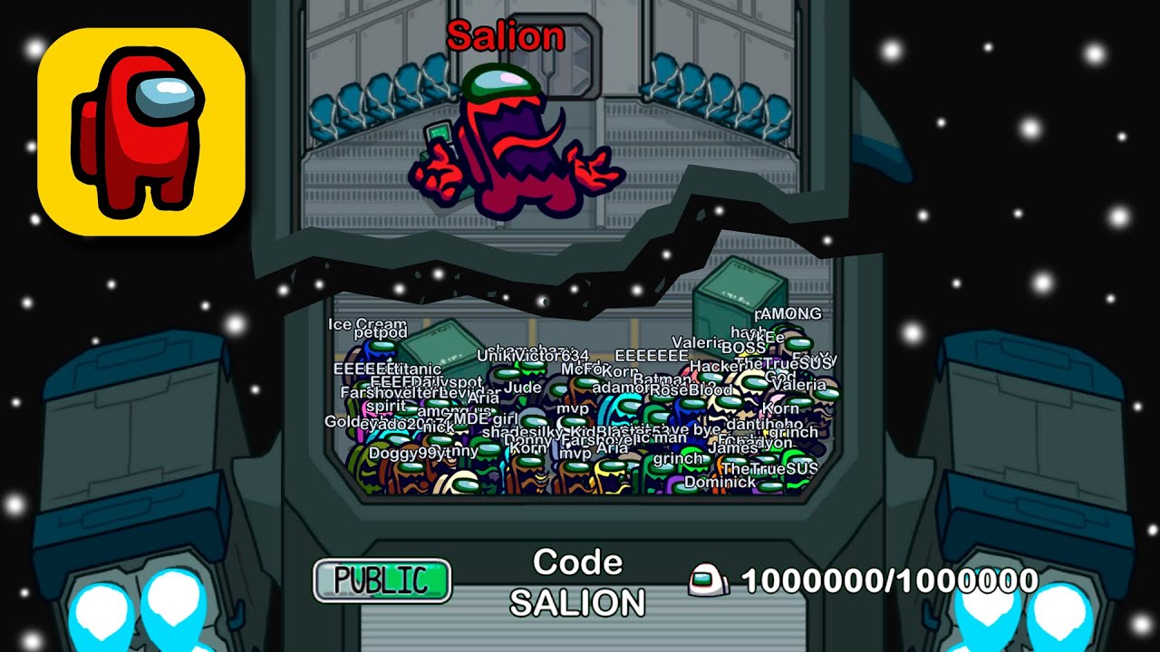 Among Us, but with 1 MILLION SEEKERS in LOBBY - HIDE n SEEK Mode