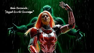 Neon Barracuda — Jagged Scarlet Sovereign | Modern Cinematic Synth-Rock Blend screenshot 4