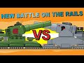 "New Battle on the Rails" Cartoons about tanks