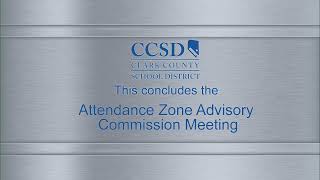 Attendance Zone Advisory Committee Meeting - 1.20.26