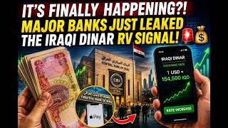 🚨 IT’S FINALLY HAPPENING! Major Banks Reveal New Iraqi Dinar RV Signals! 💰