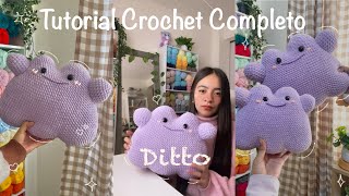 Ditto Pokemon Tutorial Crochet ESP-ENG | Como Tejer Un Ditto a Crochet | Tutorial Crochet Toeygurumi