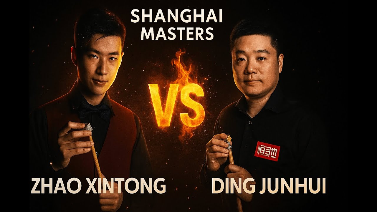 Zhao Xintong vs Ding Junhui - Shanghai Masters 2025 #snookerft5 #snooker2025