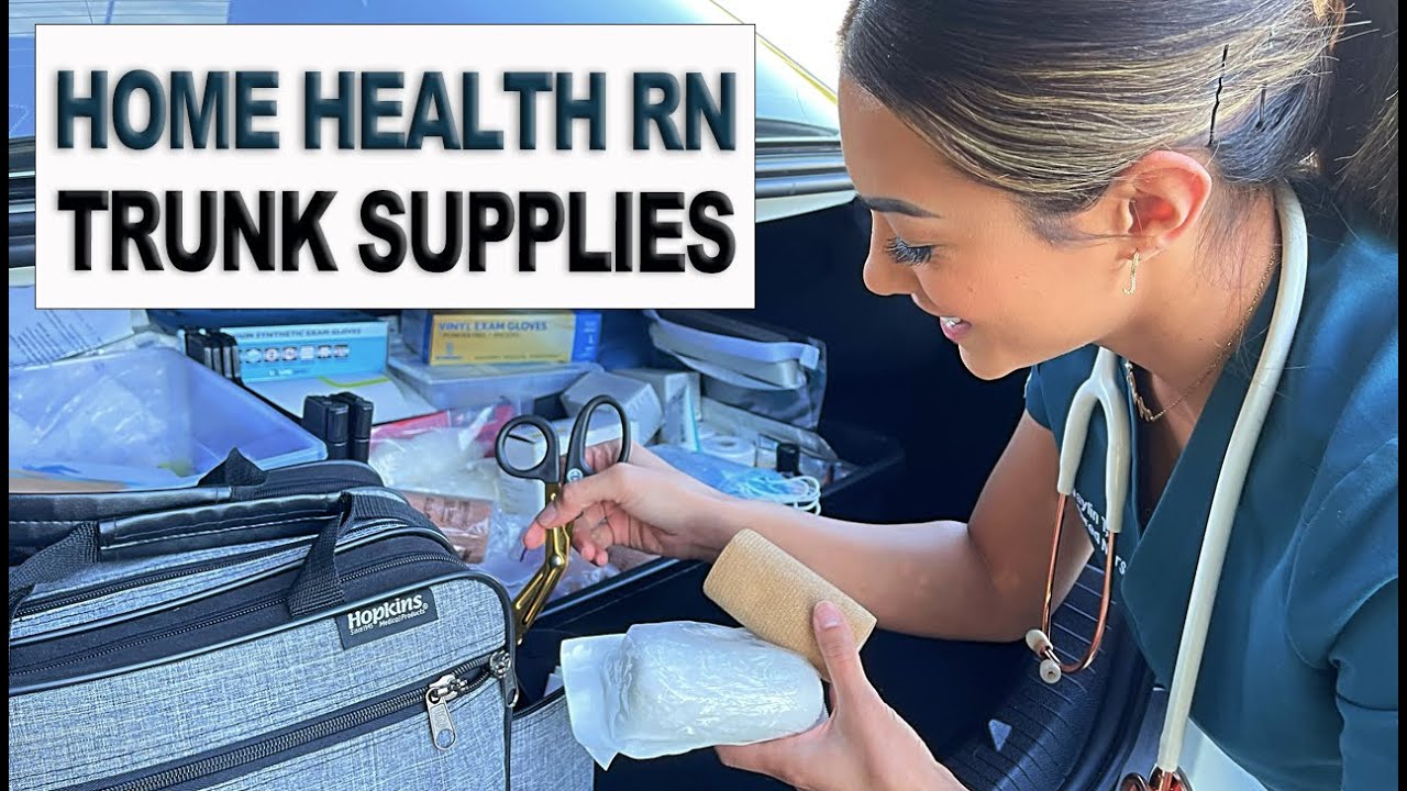 HOW TO ORGANIZE YOUR TRUNK AS A HOME HEALTH NURSE *WHATS IN MY CAR* YouTube