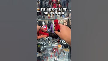 Rate my caretaking 1-10 #asmr #hottoys #spiderman #deadpool #marvel #actionfigures