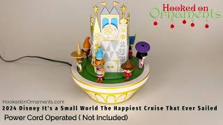 2024 Hallmark Disney It's a Small World The Happiest Cruise That Ever Sailed
